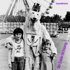 Der Eisbär ist traurig