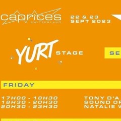 DJ seT LiVe at Caprices Festival Gstaad 22 sept 2023 Yurt Stage