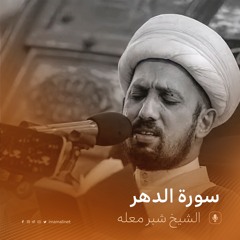 سورة الدهر - الشيخ شبر معله