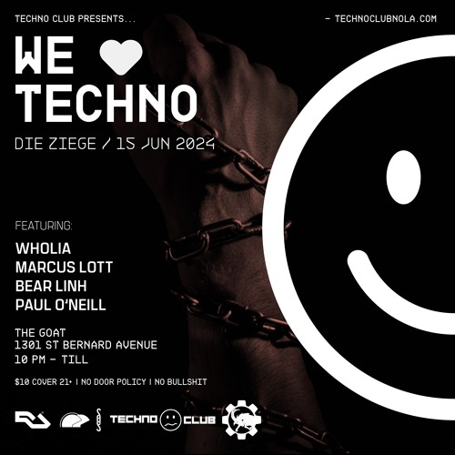 Techno Club presents We Love Techno Live June 15, 2024