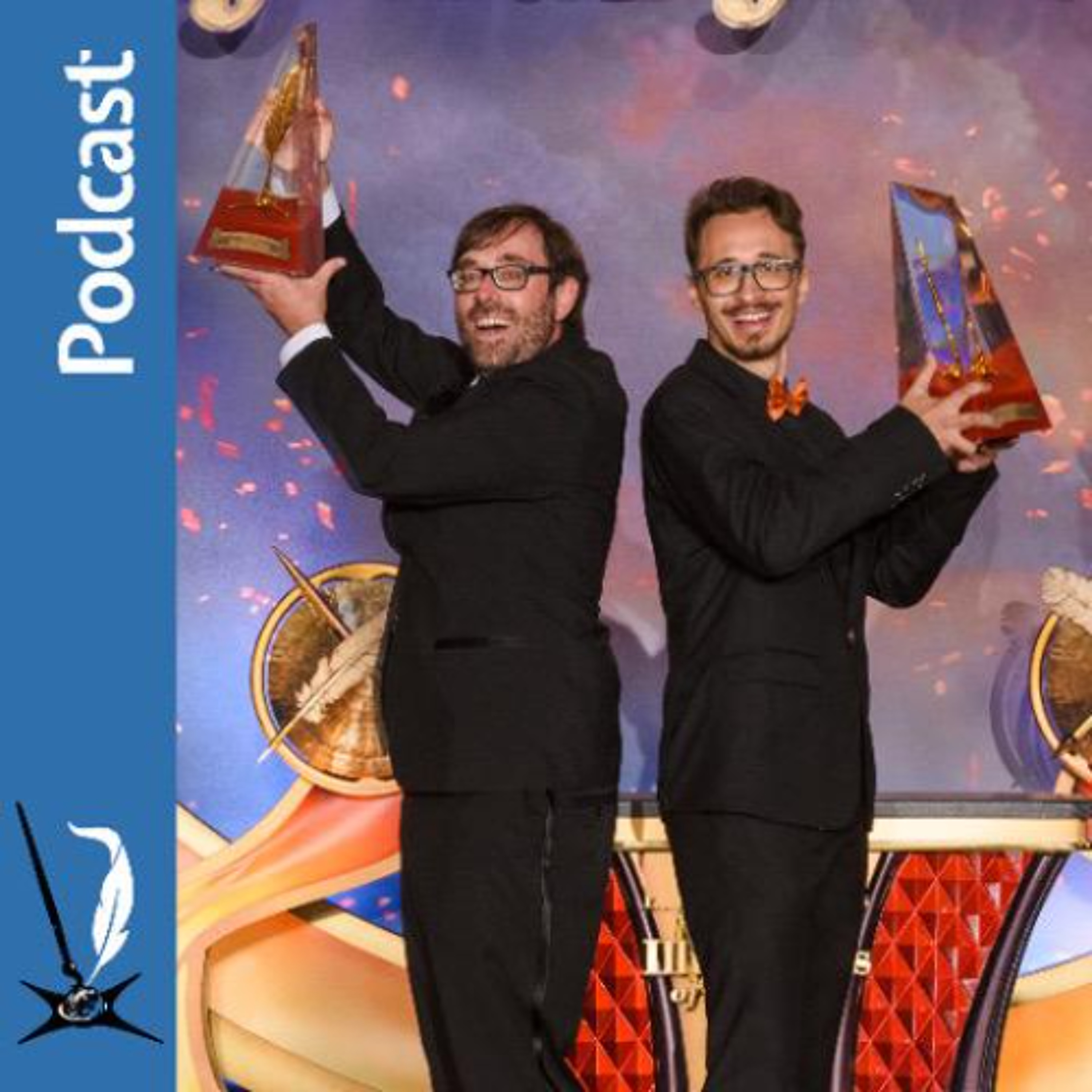 379. Meet Volume 42 Grand Prize Winners writer Michael T. Kuester and Illustrator Bafu Writers & Illustrators of the Future Podcast, Michael T Kuester, Bafu, L. Ron Hubbard, John Goodwin episode artwork