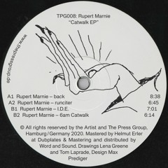 TPG008 Rupert Marnie - Catwalk EP Snippets