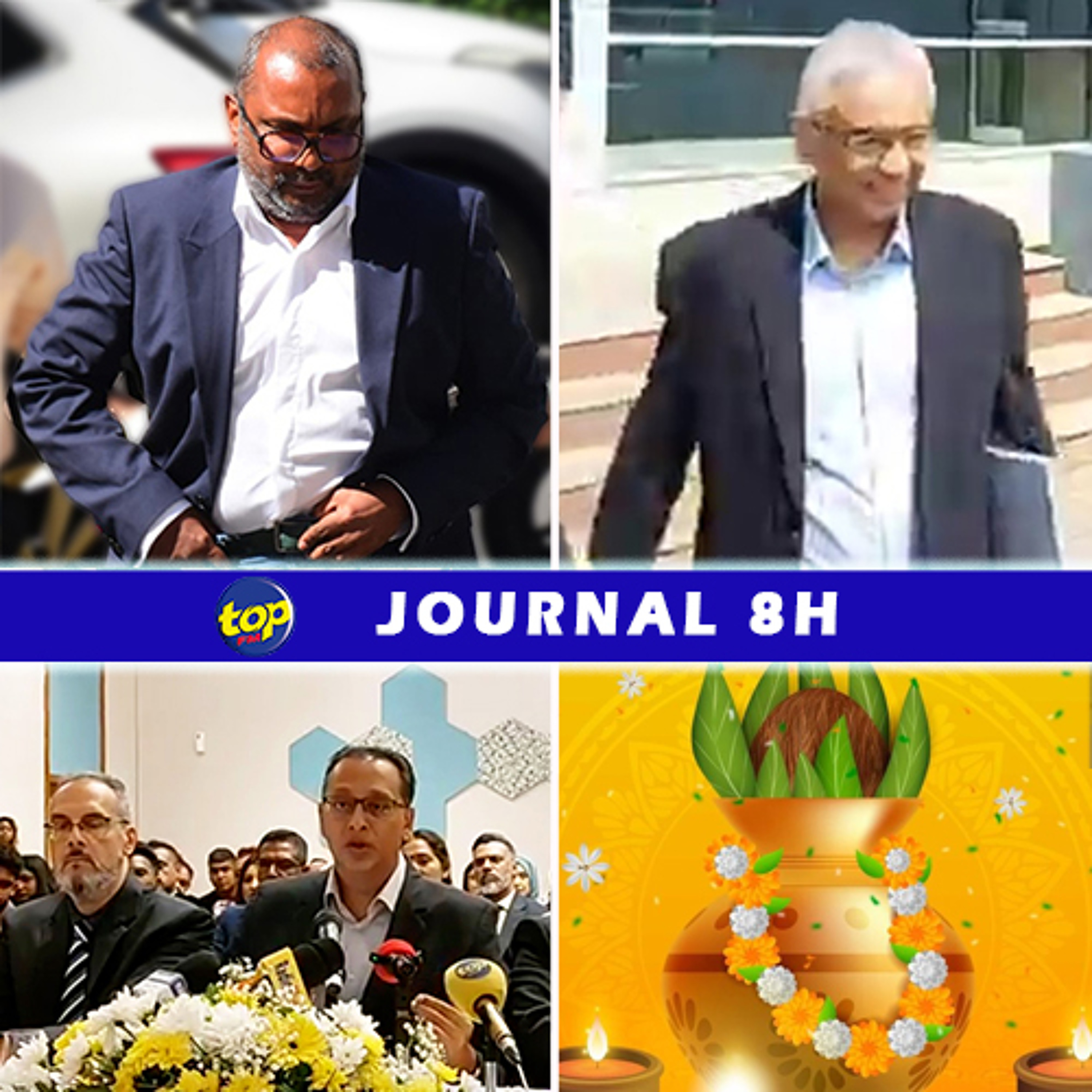 Le journal de 8H de ce lundi 14 avril 2025
