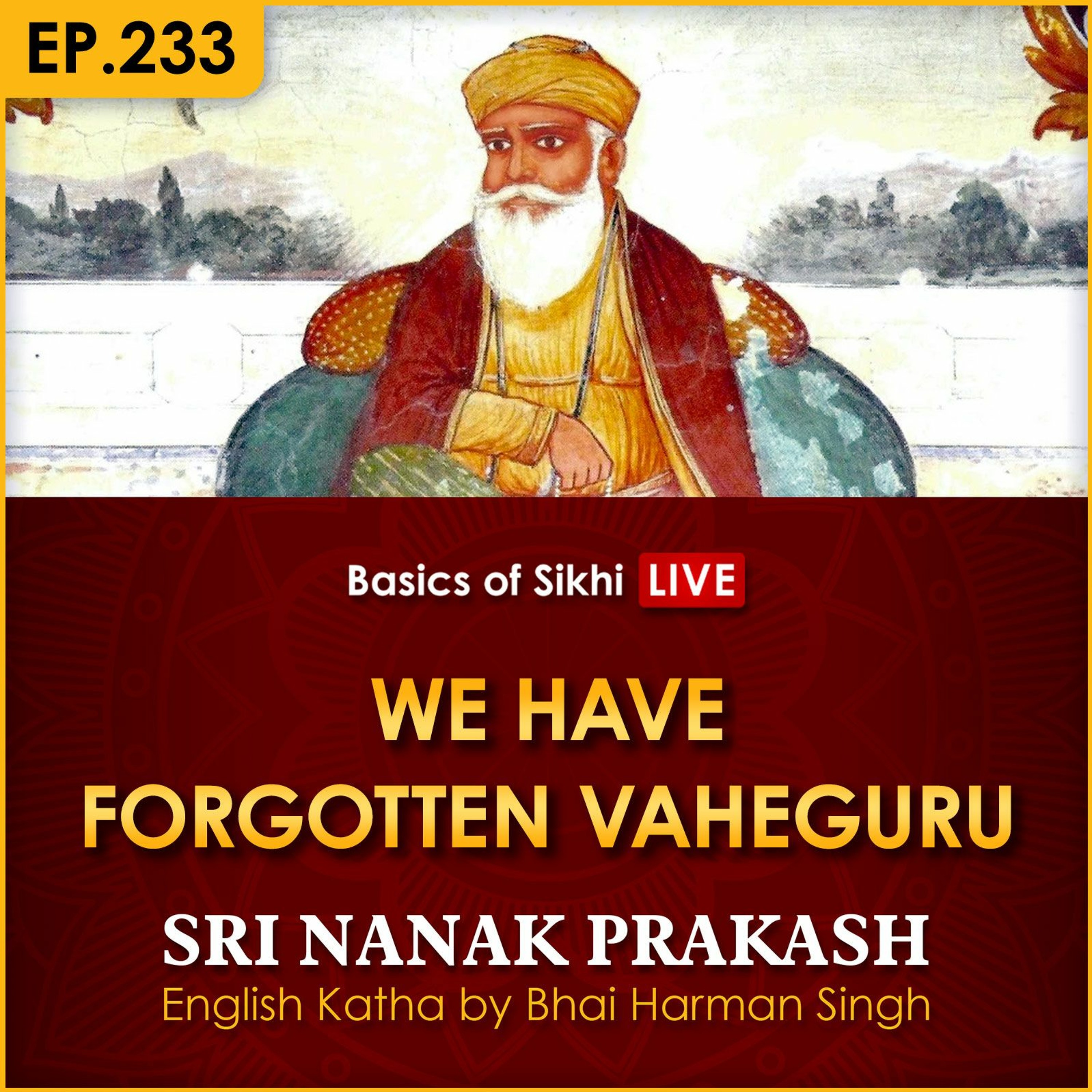 #233 We Have Forgotten Vaheguru | Sri Nanak Prakash Katha | Bhai Harman Singh episode artwork