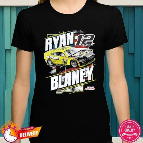 Ryan Blaney Team Penske Patriotic 2024 New T-Shirt