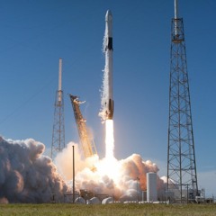 SpaceX Falcon 9 rocket launch audio - CRS17