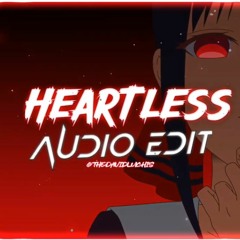 Jacob Tillberg - Heartless (feat. Johnning) [ Edit Audio ]