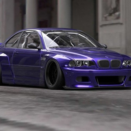 BMW e46 фиолетовая