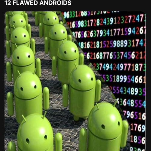 12 FLAWED ANDROIDS