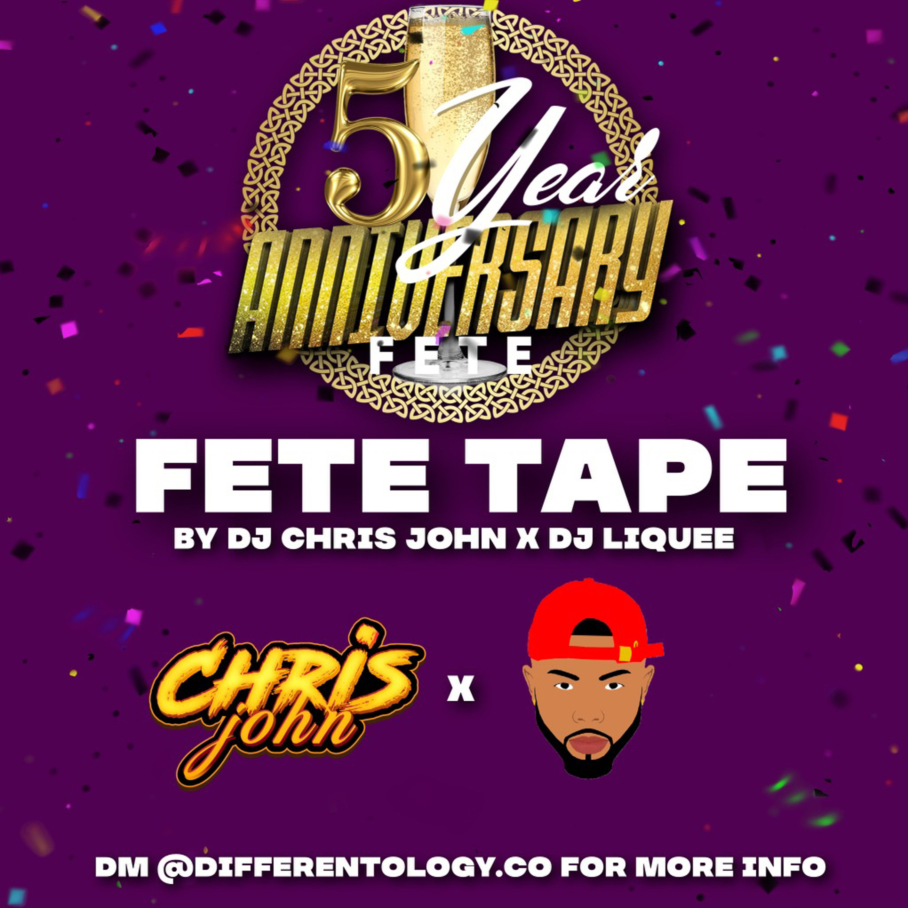DIFFERENTOLOGY.CO 5TH ANNIVERSARY FETE TAPE FEAT TEAM LIQUE