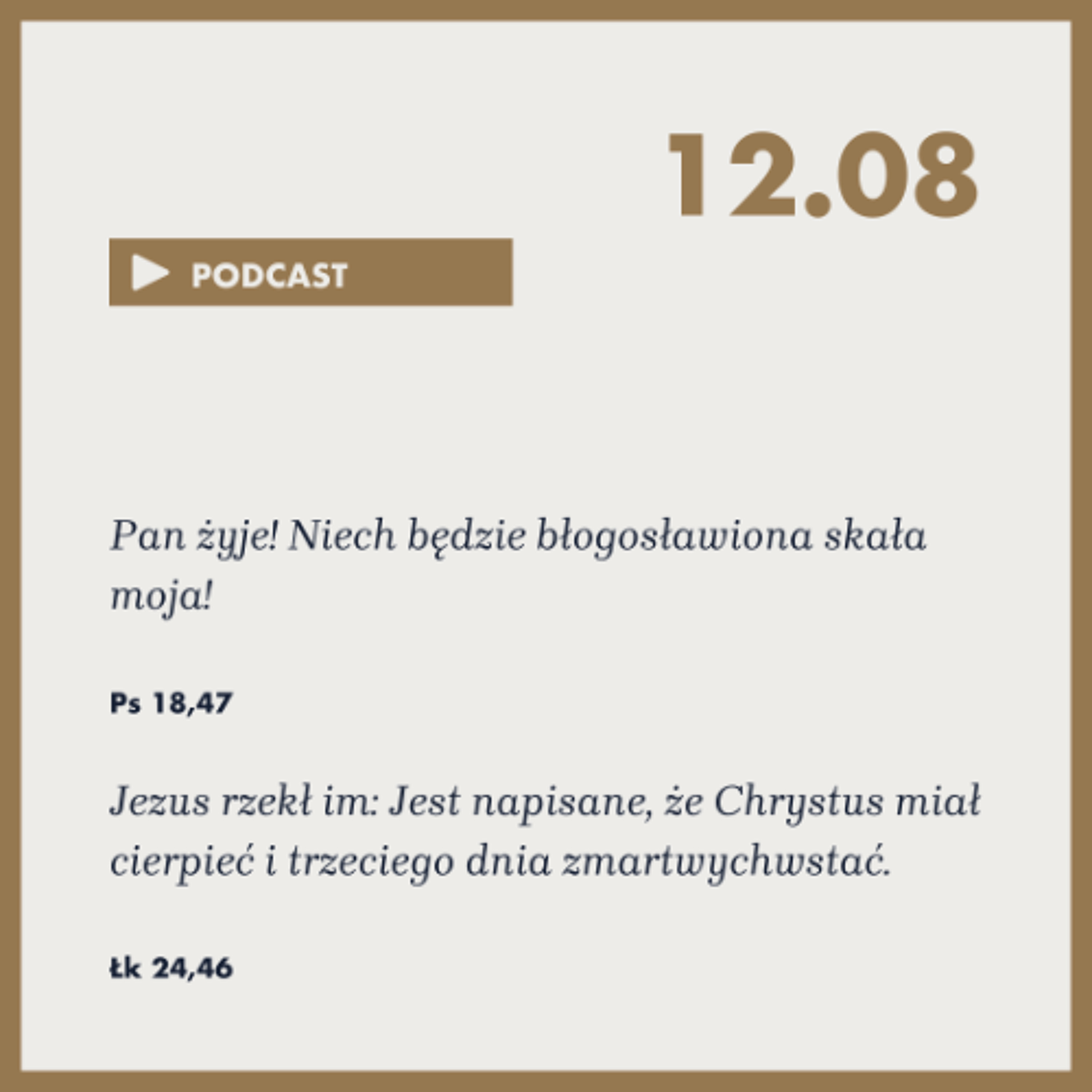 Poranek ze Słowem na 12 sierpnia 2025 episode artwork