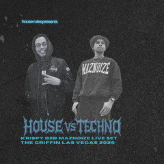 House vs Techno EDC Week Live Set - KRISPY X MAZNOIZE