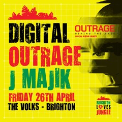 Digital B2b Outrage @ Brighton Loves Jungle -The Volks - April 26th 2024