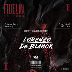 Lorenzo De Blanck @ Fidelio (Padova) 26-01-2024