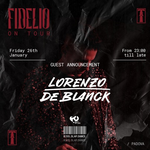 Lorenzo De Blanck @ Fidelio (Padova) 26-01-2024