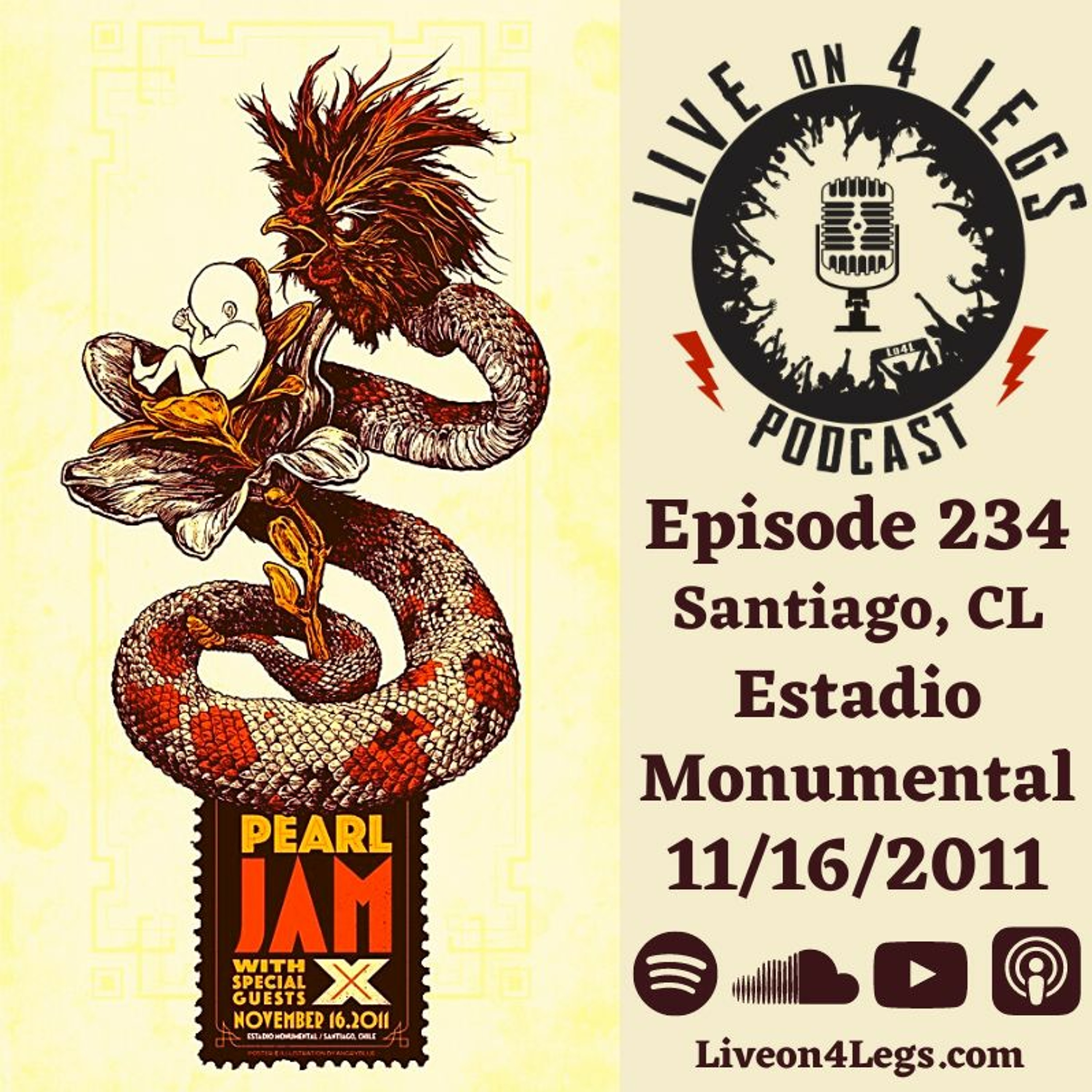 Live On 4 Legs: Pearl Jam Podcast