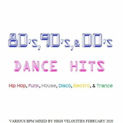 80s, 90s, & 00s Dance Mix (DJ MIX, FEB 2020)
