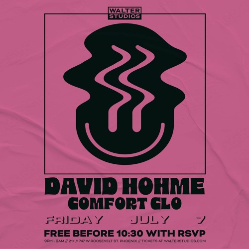 DJ Set - Comfort Clo @ David Hohme & Comfort Clo at Walter Studios