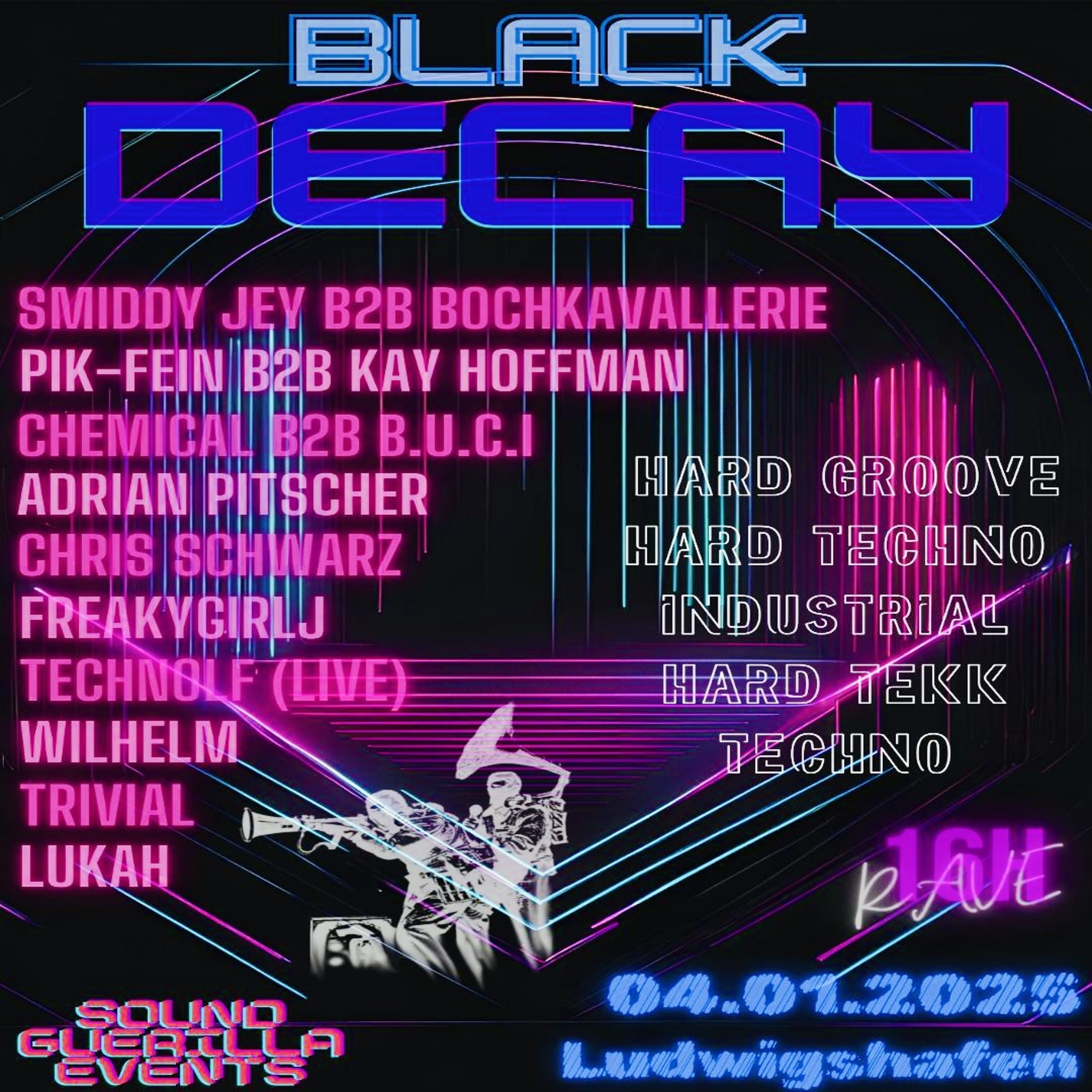 PIK-FEIN -b2b- KAY HOFFMANN @ BLACK DECAY |  LUDWIGSHAFEN | 04.01.2025 episode artwork