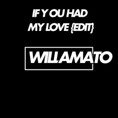 Will Amato - If You Had My Love - Edit