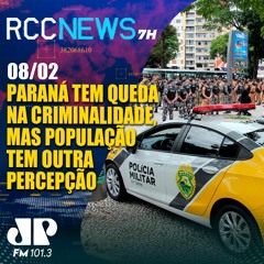 Paraná tem queda na criminalidade, mas é a mesma percepção da população?