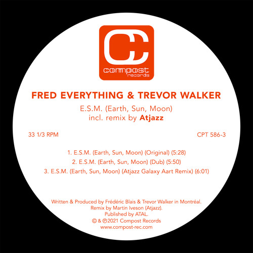 LV Premier - Fred Everything & Trevor Walker - E.S.M. (Earth, Sun, Moon) (Dub) [Compost Records]