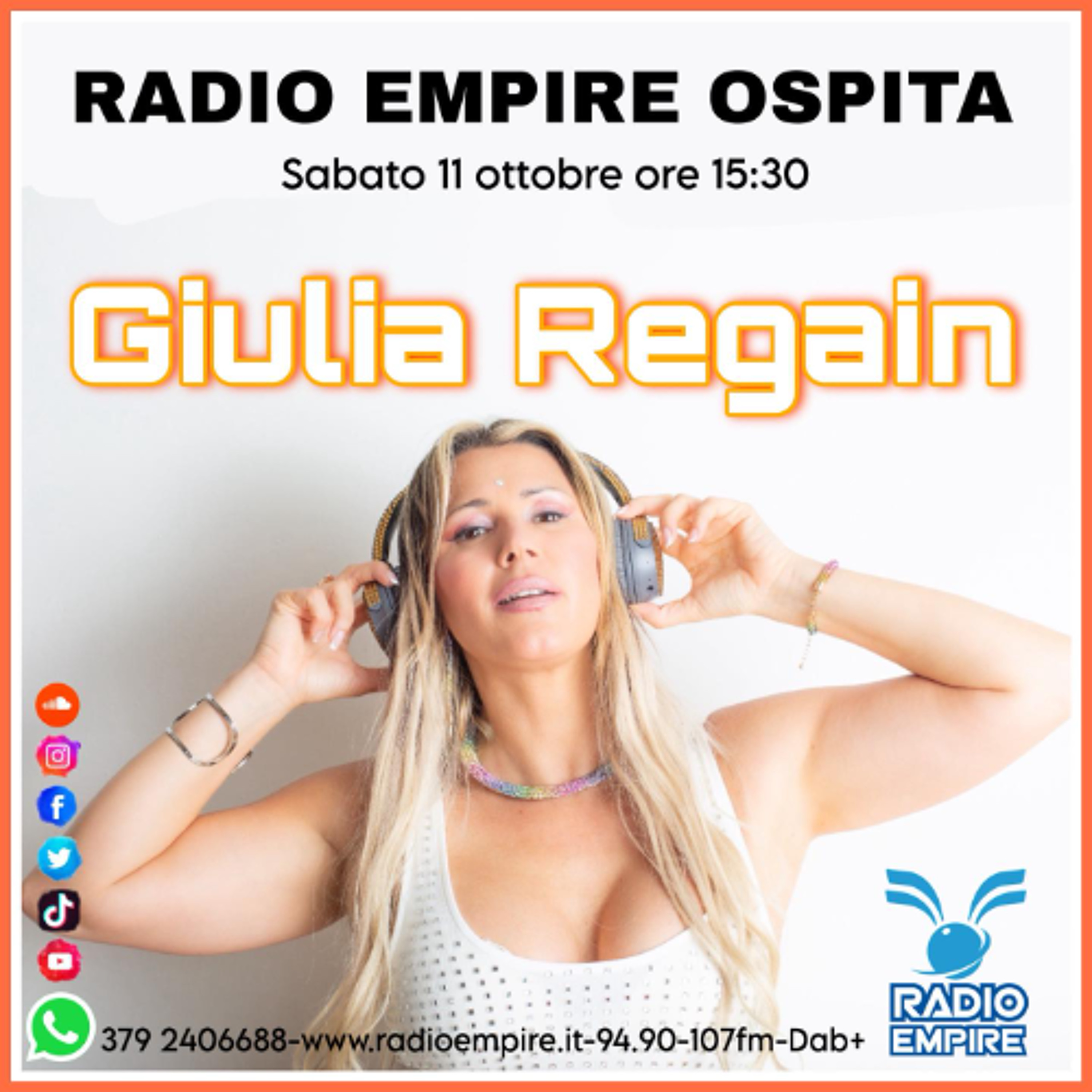 RadioEmpire ospita Giulia Regain 11 Ottobre 2025 episode artwork