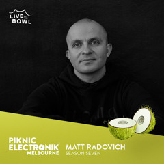 Matt Radovich DJing at Piknic Electronik Melbourne 2021 season Finale
