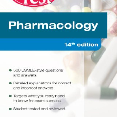 [FREE] KINDLE 💜 Pharmacology PreTest Self-Assessment and Review 14/E by  Marshal Shl