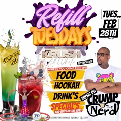 Broadway Sounds Refill Tuesdays with Mr Crump The Nerd