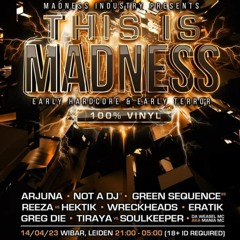 Greensequence @ This Is Madness 100% vinyl - Wibar, Leiden (NL) 14-04-2023