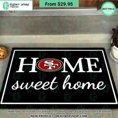 San Francisco 49ers Home Sweet Home Doormat