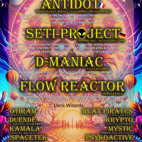 SETI Project live@Moon Phantasy Carneval Rave 03.03.2025