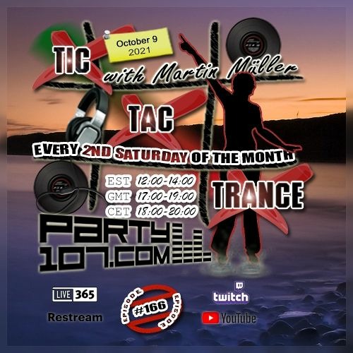 Tic Tac Trance 166 with Martin Mueller (October 9 2021)