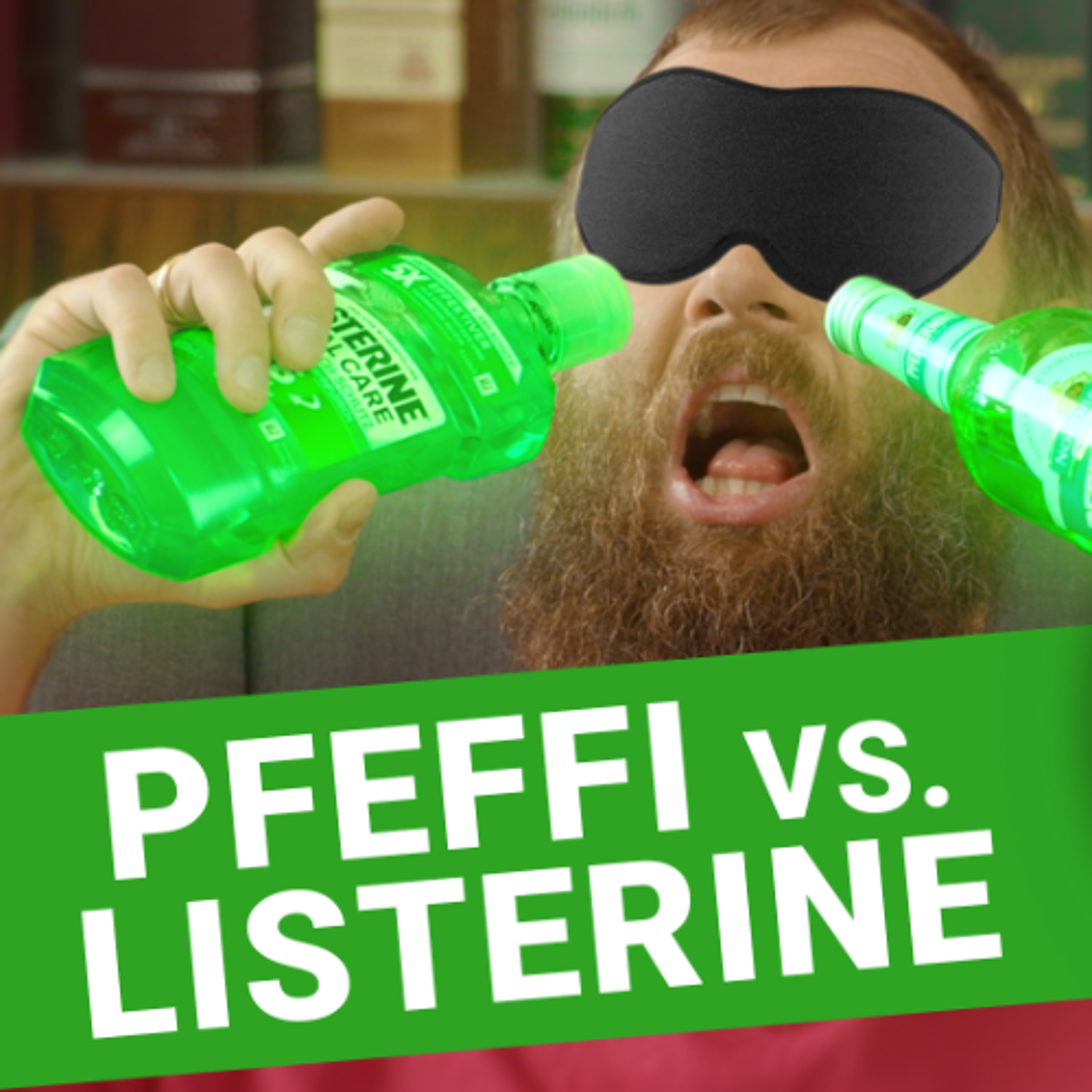 Pfeffi in der BLINDVERKOSTUNG