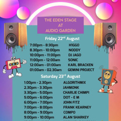 Algorithmix The Eden Stage Audio Garden Festival Athy Kildare Sat 23rd Aug 2025 DnB