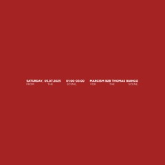 Marcism b2b Thomas Bianco - Square - Zurich, Switzerland - 05.07.2025