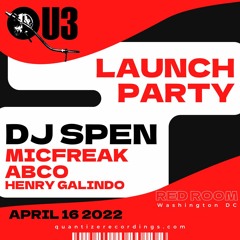 DJ Spen Opening Set - QU3 Launch Party [Red Room DC]