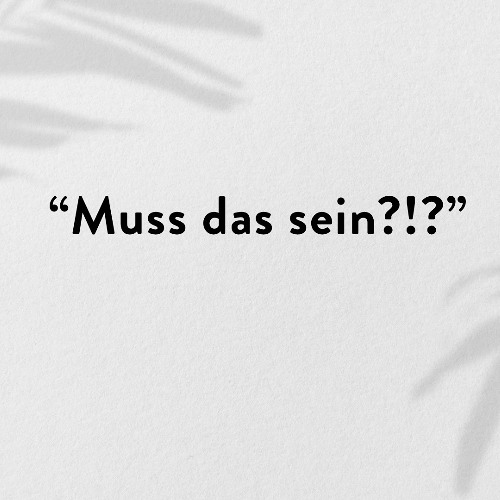 13.04.2025 "Muss das sein?!?" Stefan Seibel