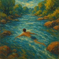 Swimming in the river