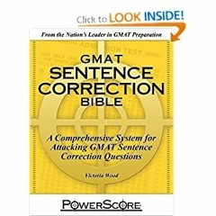 Powerscore Gmat Sentence Correction Bible |VERIFIED|