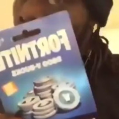 Look what I got another Fortnite card