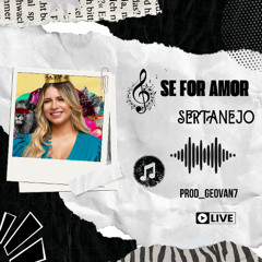 Sertanejo - Beat Estilo marília mendonça - Se For Amor♞