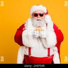 Santa fell off an escalator
