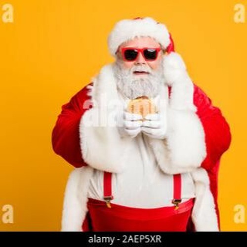 Santa fell off an escalator