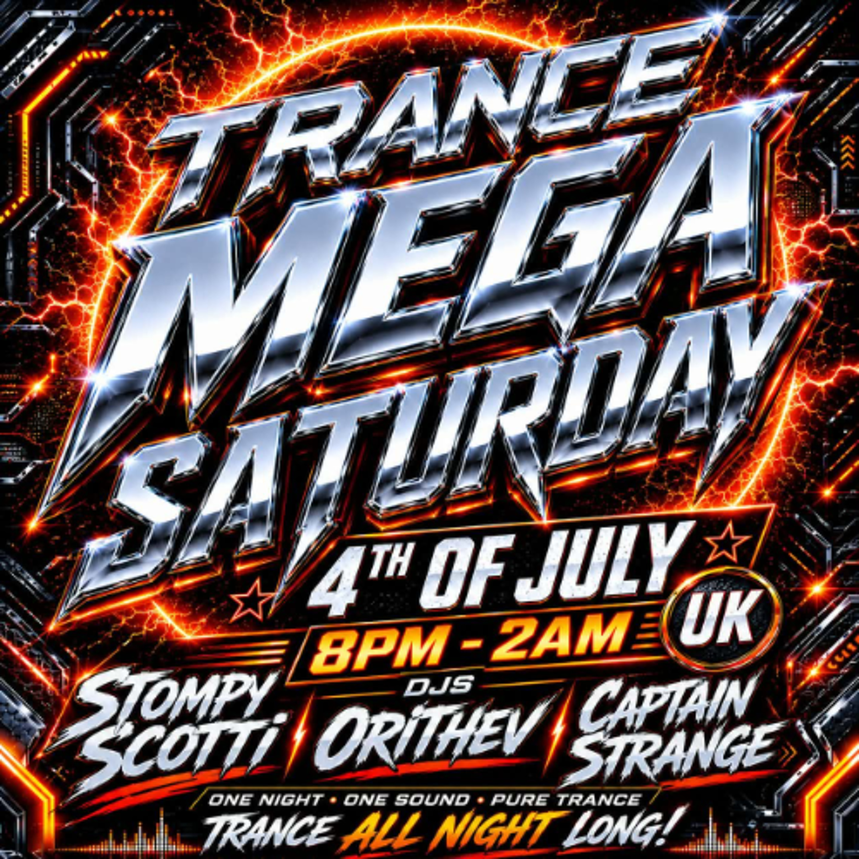 trance mega saturdays with a few djs - classic trance episode artwork
