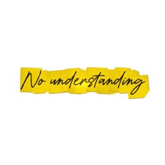 No understanding