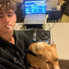 en el estudio con el perroooo