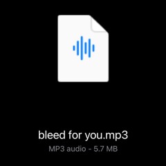 bleed for you [prod. slatepsycho]