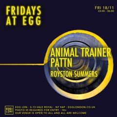 Royston Summers - Live from Egg 18/11/22